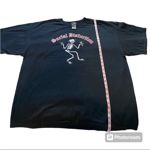 SOCIAL DISTORTION Original Vintage t-shirt Black Giant label Mike Ness 3XL - Picture 3 of 6